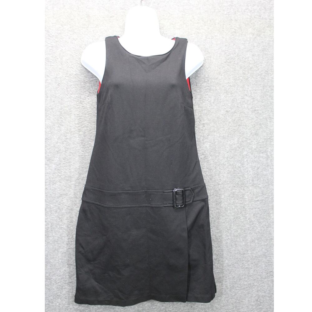 Womens Black Sleeveless Dress Size 4 Witchy Goth